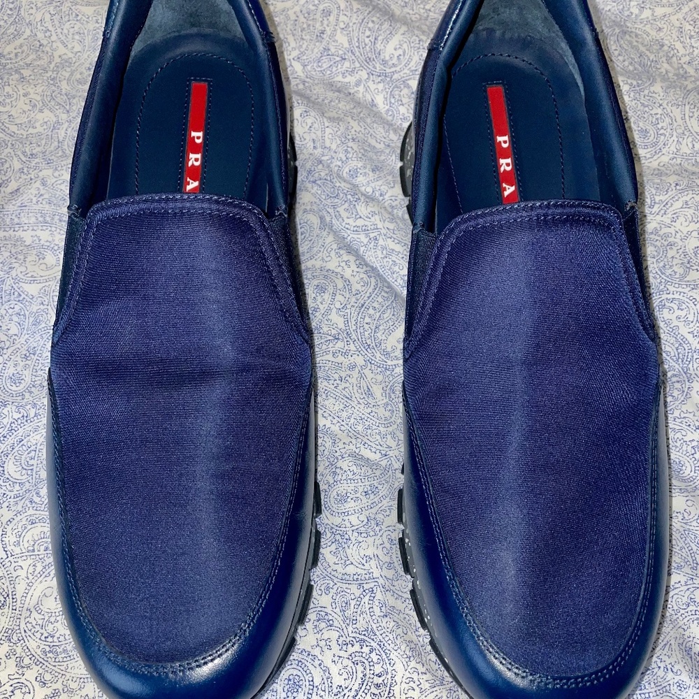 Prada slip on sneaker